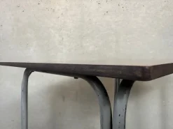 New Pamono Vintage Industrial Steel and Composite School Desk, 1960s