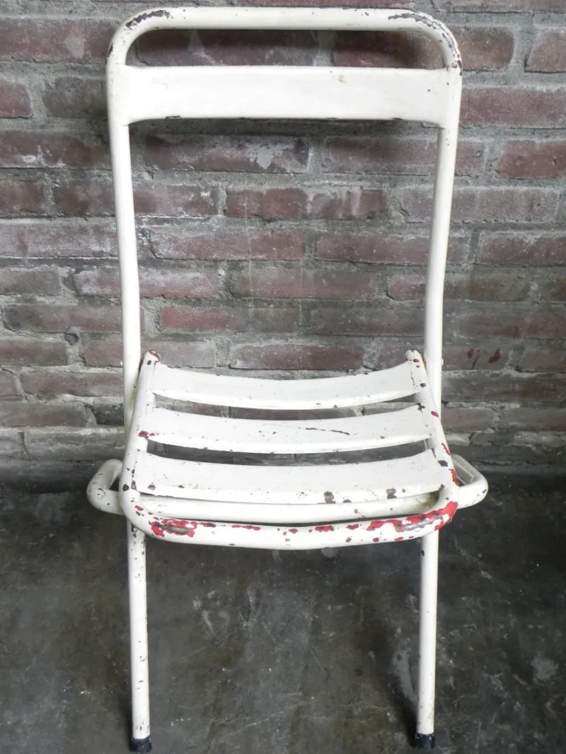 Outlet Pamono Vintage Industrial Steel Folding Chair