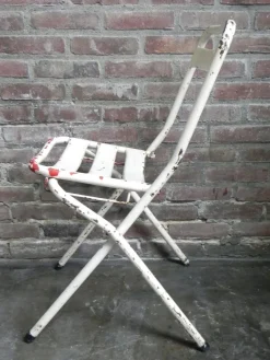Outlet Pamono Vintage Industrial Steel Folding Chair