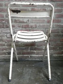 Outlet Pamono Vintage Industrial Steel Folding Chair