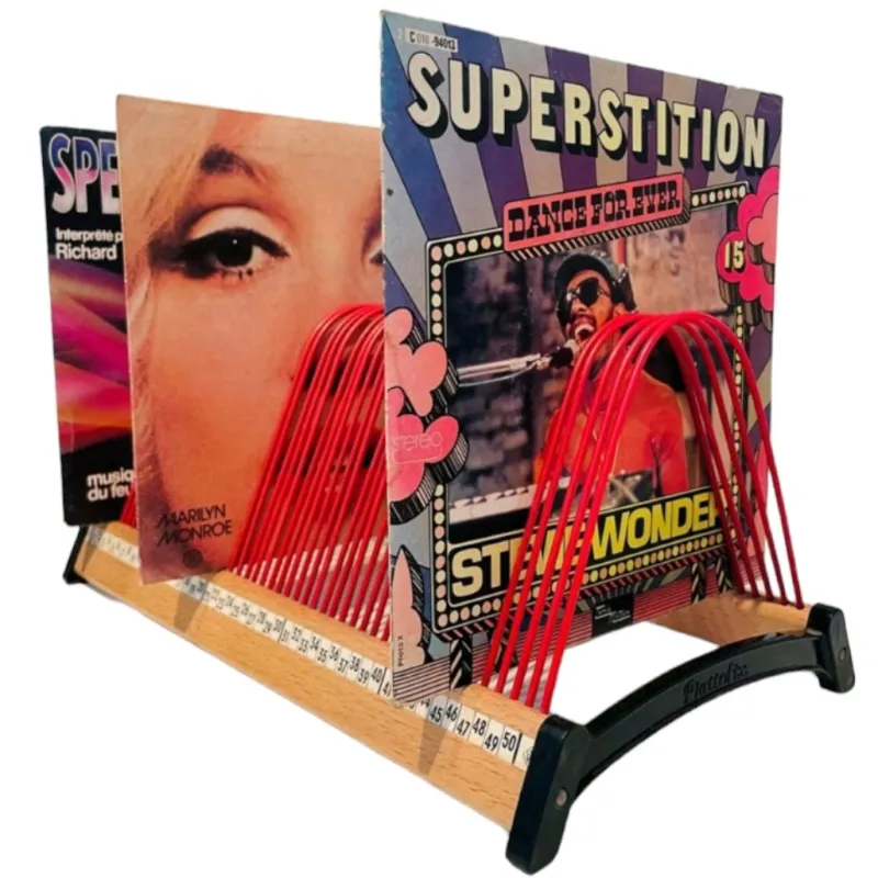 Pamono Vintage Industrial Vinyl Rack, 1950s-1960s> Magazine Racks
