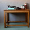 Hot Pamono Vintage Industrial Wooden Workshop Drapers Table