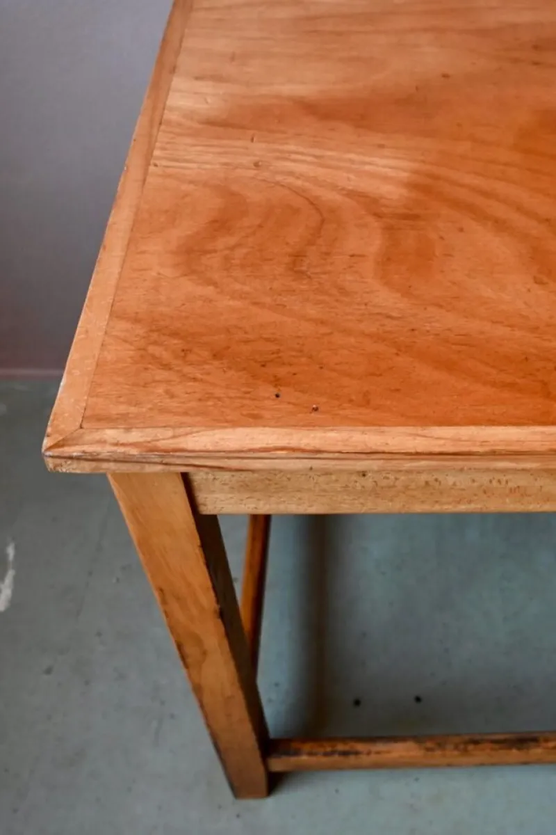 Hot Pamono Vintage Industrial Wooden Workshop Drapers Table