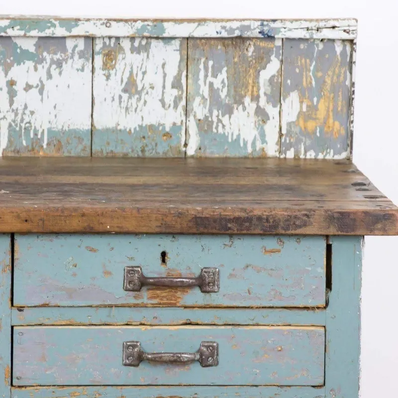 New Pamono Vintage Industrial Work Counter
