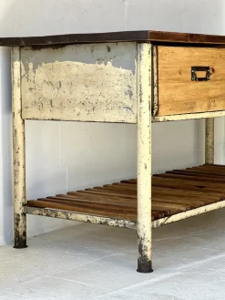 Outlet Pamono Vintage Industrial Workbench, 1960