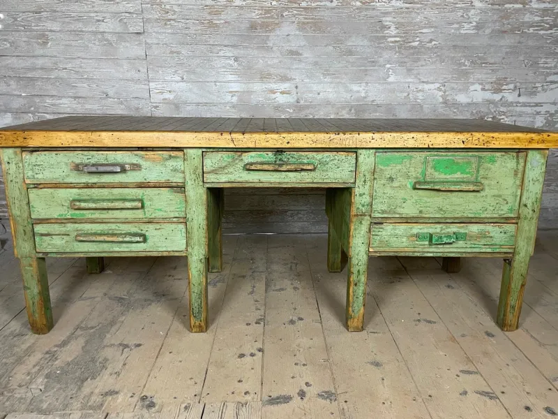 New Pamono Vintage Industrial Workbench