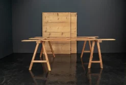 Pamono Vintage Industrial Worktable, 1920s><noscript><img width=