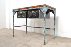 Pamono Vintage Industrial Worktable, 1950s> Worktables & Workbenches