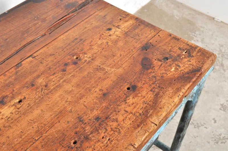 Pamono Vintage Industrial Worktable, 1950s> Worktables & Workbenches