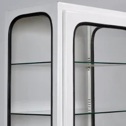 Outlet Pamono Vintage Iron and Glass Medical Cabinet, 1970s