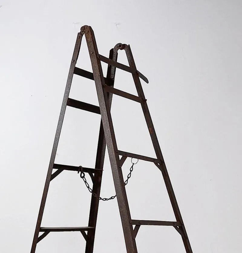 Pamono Vintage Iron Ladder with Chain Support> Architectural Elements
