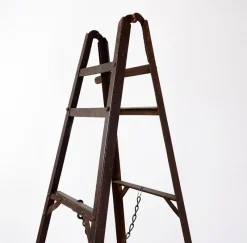 Pamono Vintage Iron Ladder with Chain Support><noscript><img width=