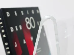 Clearance Pamono Vintage Italian Acrylic Magazine Rack, 1980s