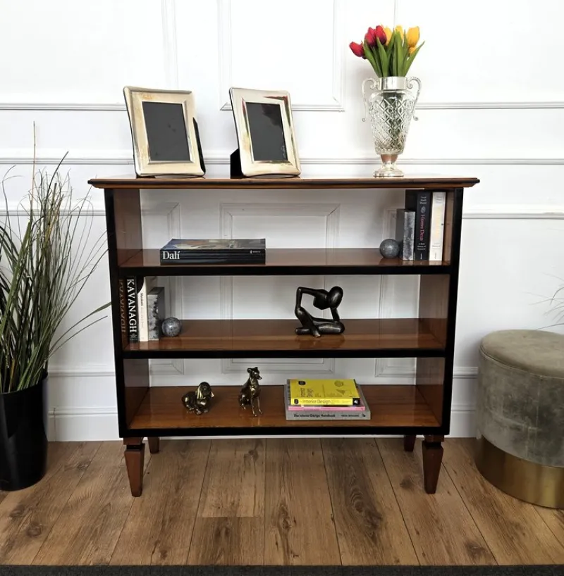 Discount Pamono Vintage Italian Bookcase in Walnut, 1960s