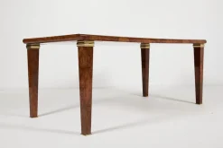 Hot Pamono Vintage Italian Burl Wood Dining Table from GDM, 1980s