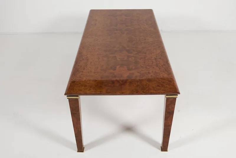 Hot Pamono Vintage Italian Burl Wood Dining Table from GDM, 1980s