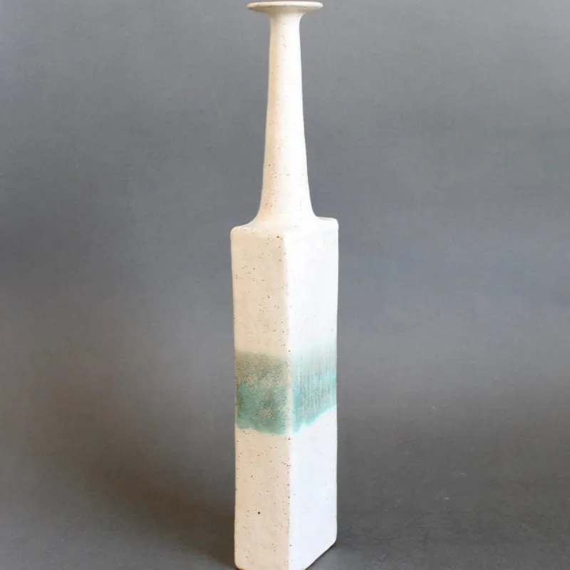 Pamono Vintage Italian Ceramic Bottle by Bruno Gambone, 1980s> Bottles, Carafes & Jugs