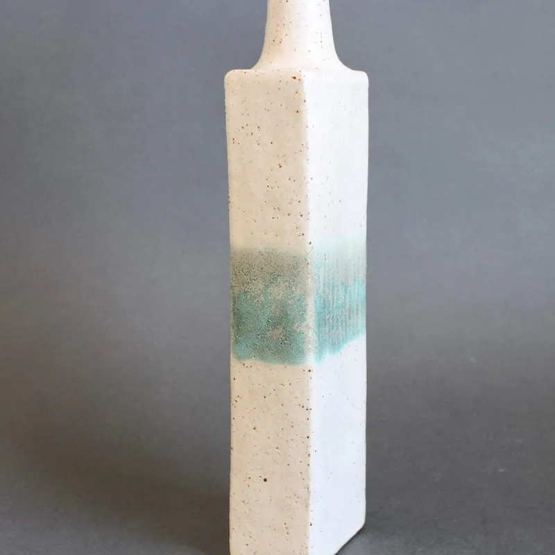 Pamono Vintage Italian Ceramic Bottle by Bruno Gambone, 1980s> Bottles, Carafes & Jugs
