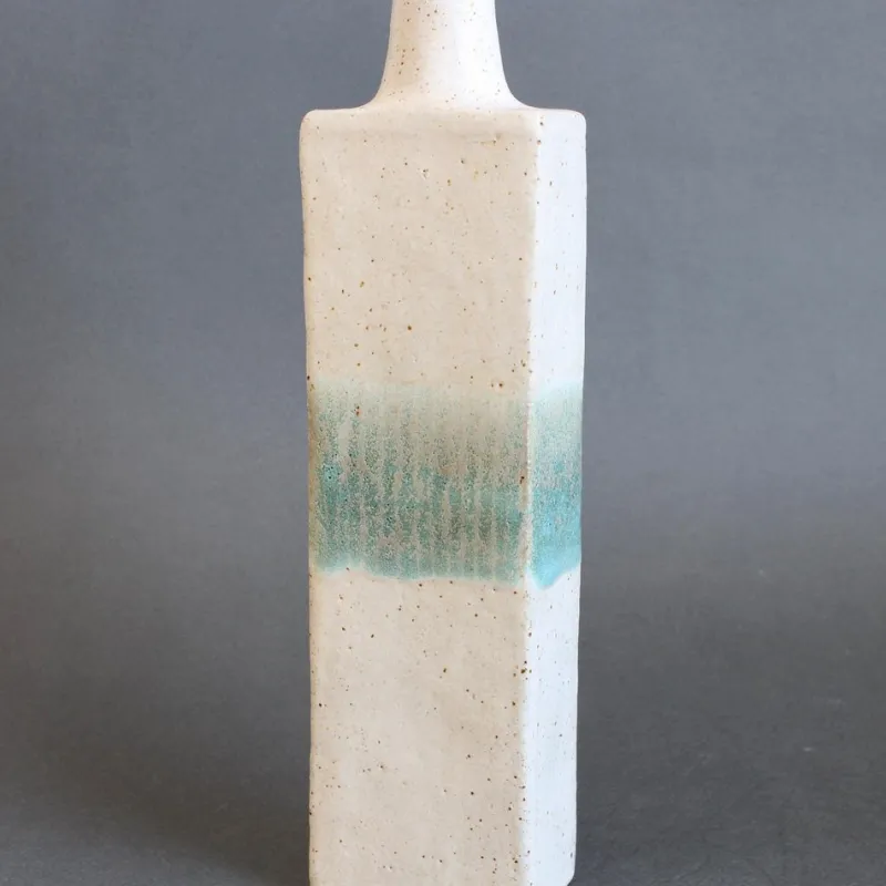 Pamono Vintage Italian Ceramic Bottle by Bruno Gambone, 1980s> Bottles, Carafes & Jugs