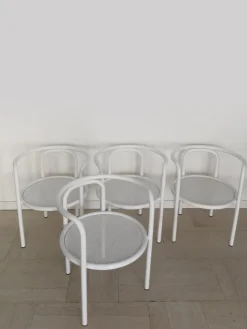 Pamono Vintage Italian Chairs by Gae Aulenti for Poltronova, 1960s, Set of 8><noscript><img width=