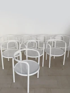 Pamono Vintage Italian Chairs by Gae Aulenti for Poltronova, 1960s, Set of 8><noscript><img width=