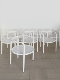 Pamono Vintage Italian Chairs by Gae Aulenti for Poltronova, 1960s, Set of 8><noscript><img width=