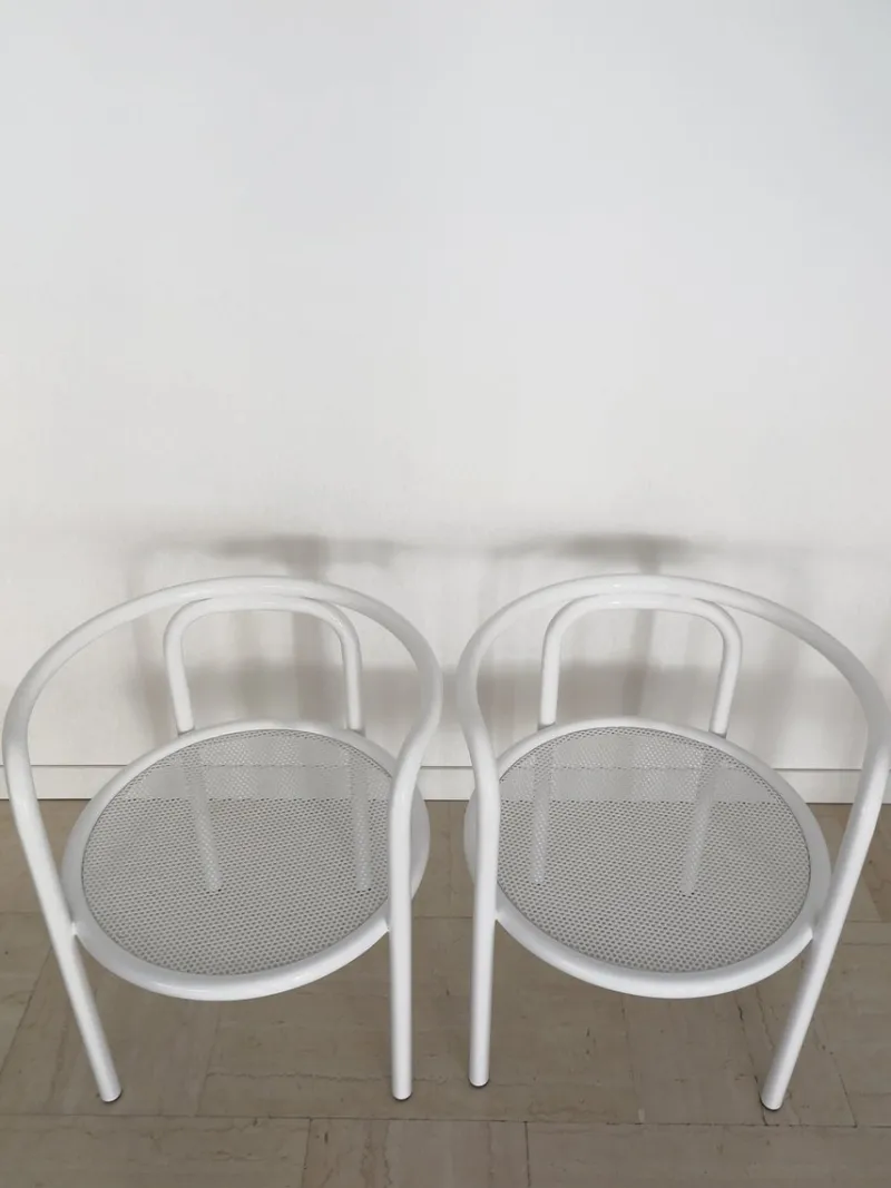 Pamono Vintage Italian Chairs by Gae Aulenti for Poltronova, 1960s, Set of 8> Garden Seating
