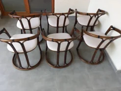 Pamono Vintage Italian Chairs, 1970s, Set of 6><noscript><img width=