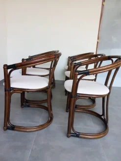 Pamono Vintage Italian Chairs, 1970s, Set of 6><noscript><img width=