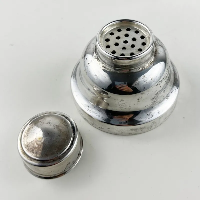 Pamono Vintage Italian Crystal and Silver Cocktail Shaker, 1940s> Dinnerware Accessories