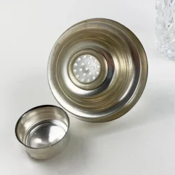 Pamono Vintage Italian Crystal and Silver Cocktail Shaker, 1940s><noscript><img width=