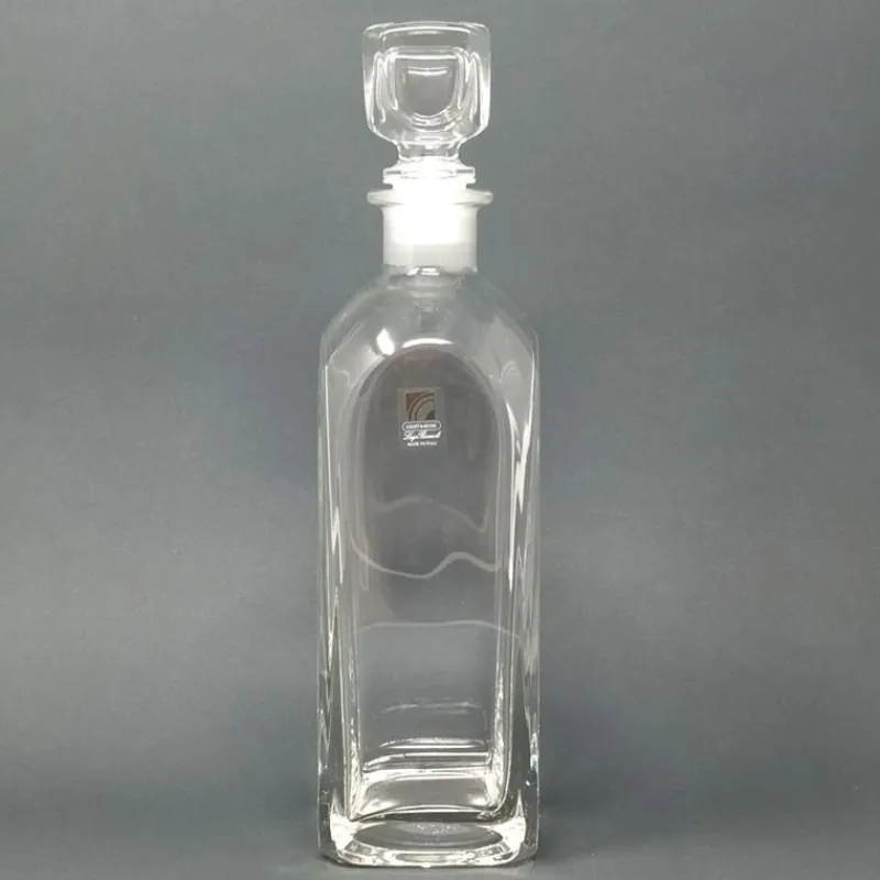 Pamono Vintage Italian Crystal Decanter and Glasses Set by Luigi Bormioli, 1970s, Set of 7> Glassware
