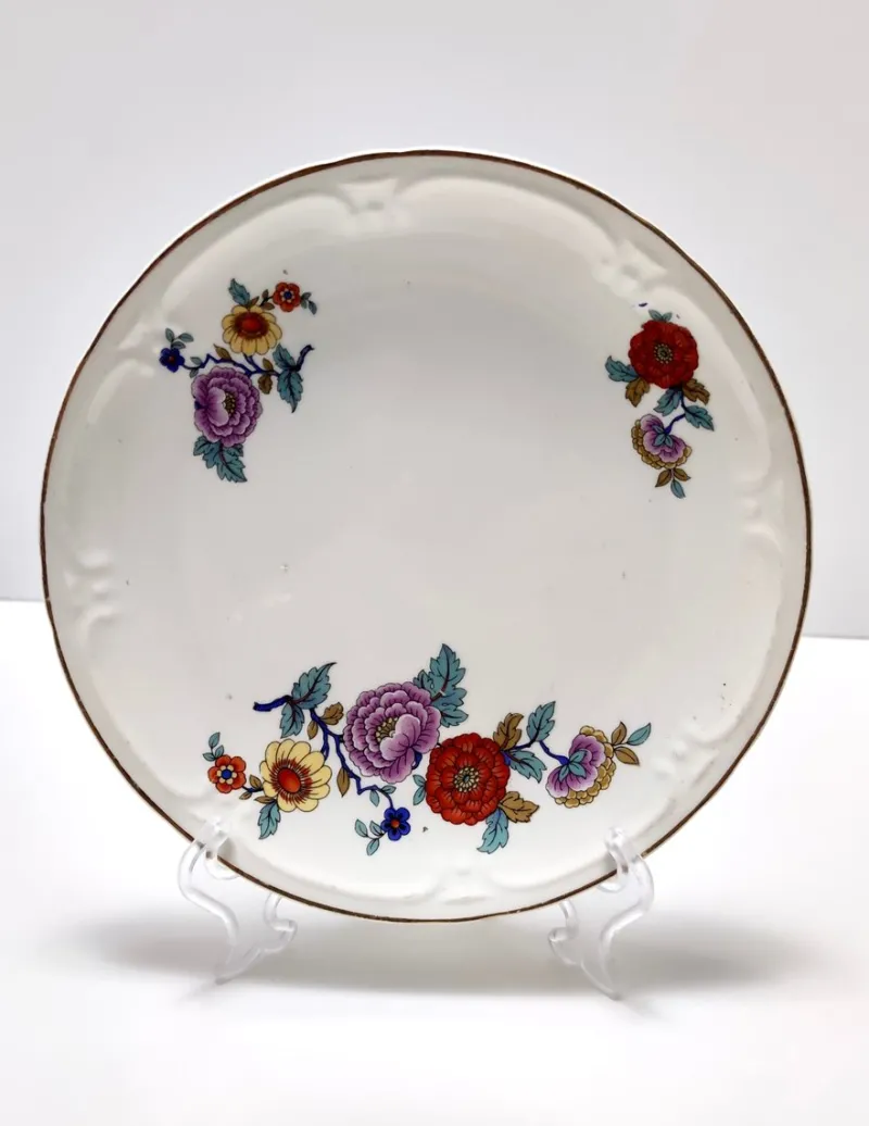 Pamono Vintage Italian Dinner Plate by Guido Andlovitz for Laveno, 1930s> Dinner Plates & Bowls