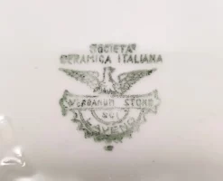 Pamono Vintage Italian Dinner Plate by Guido Andlovitz for Laveno, 1930s><noscript><img width=