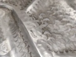 Outlet Pamono Vintage Italian Embossed Silver Plated Tray by Olri, 1950s