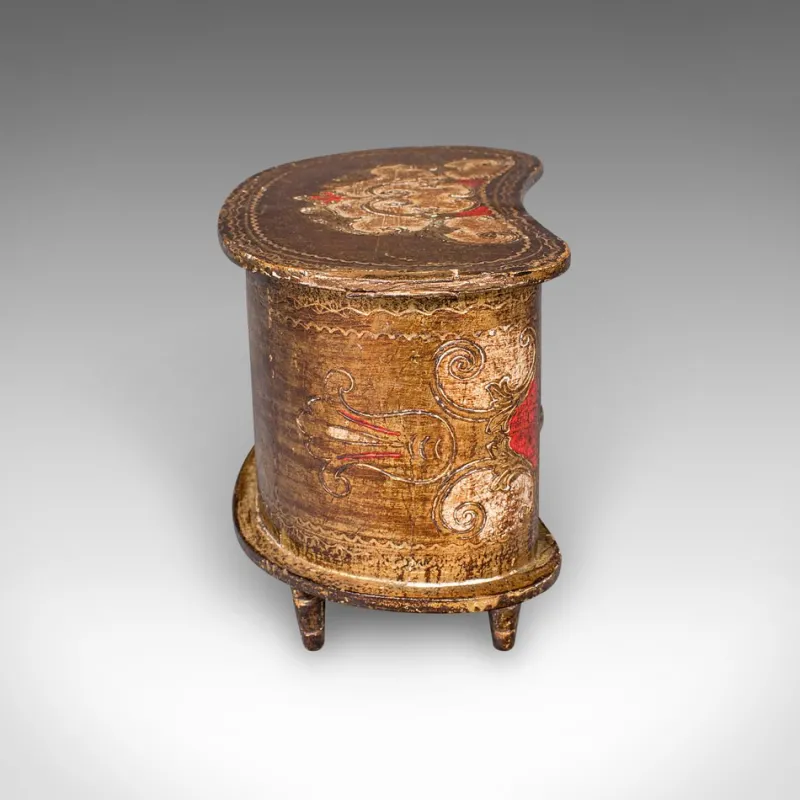 Pamono Vintage Italian Florentine Jewellery Box with Drawers, 1960s> Trunks Crates & Baskets
