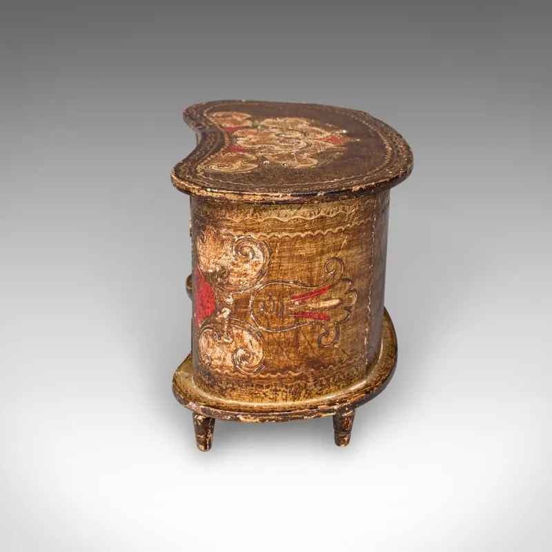 Pamono Vintage Italian Florentine Jewellery Box with Drawers, 1960s> Trunks Crates & Baskets