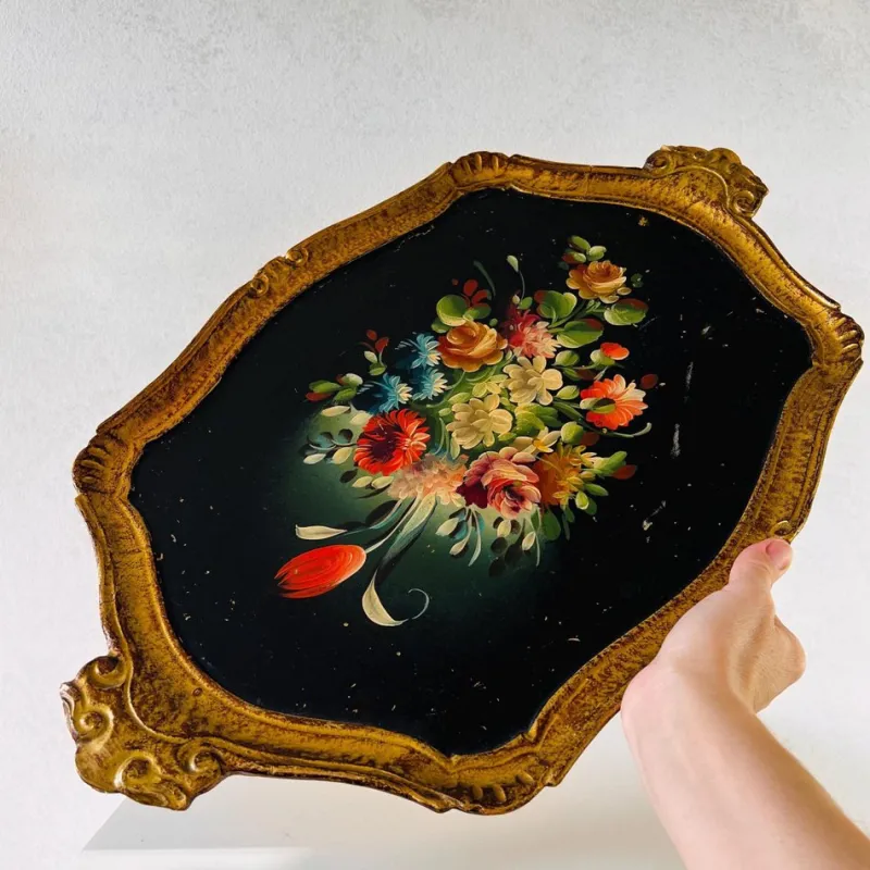 Clearance Pamono Vintage Italian Florentine Tray