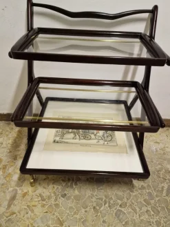 Best Pamono Vintage Italian Food Trolley, 1960s