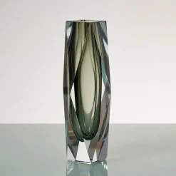 Hot Pamono Vintage Italian Geometric Murano Glass Vase, 1970s