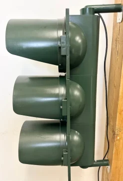 Pamono Vintage Italian Green Traffic Lights, 1980s><noscript><img width=