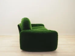 Pamono Vintage Italian Green Velour Sofa by Arrigo Arrigoni for Busnelli, 1970s><noscript><img width=