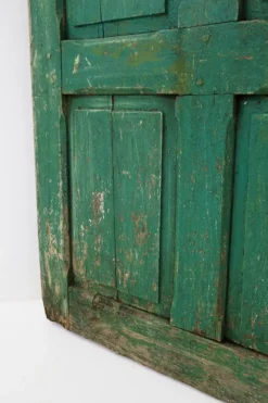 Clearance Pamono Vintage Italian Green Wooden Door, Capri, 1960s