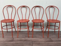Pamono Vintage Italian Iron Garden Chairs, 1950s, Set of 4> Garden Seating