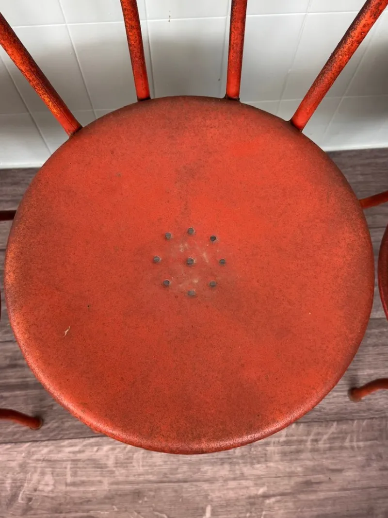 Pamono Vintage Italian Iron Garden Chairs, 1950s, Set of 4> Garden Seating