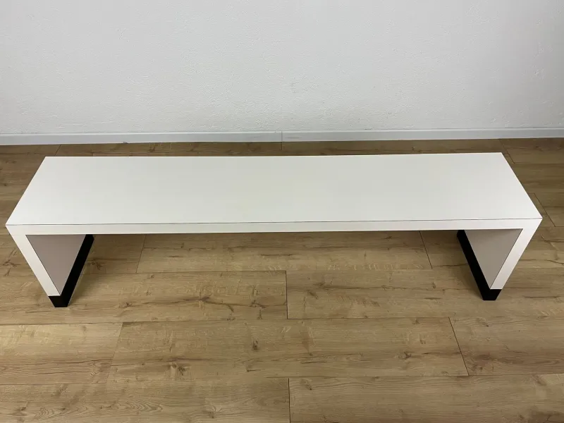 Pamono Vintage Italian Laminated Wood Bench, 1980s> Benches