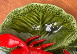 Pamono Vintage Italian Lobster Pottery Bowl Sculpture><noscript><img width=