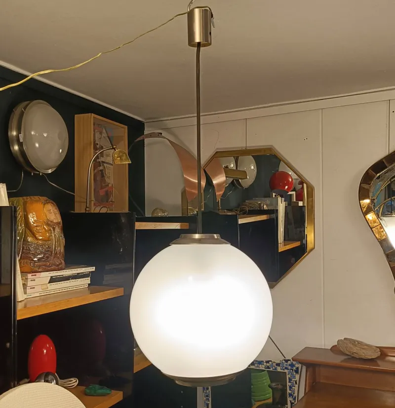 Pamono Vintage Italian LS2 Pendant by Luigi Caccia Dominioni for Azucena, 1950s> Ceiling Lights