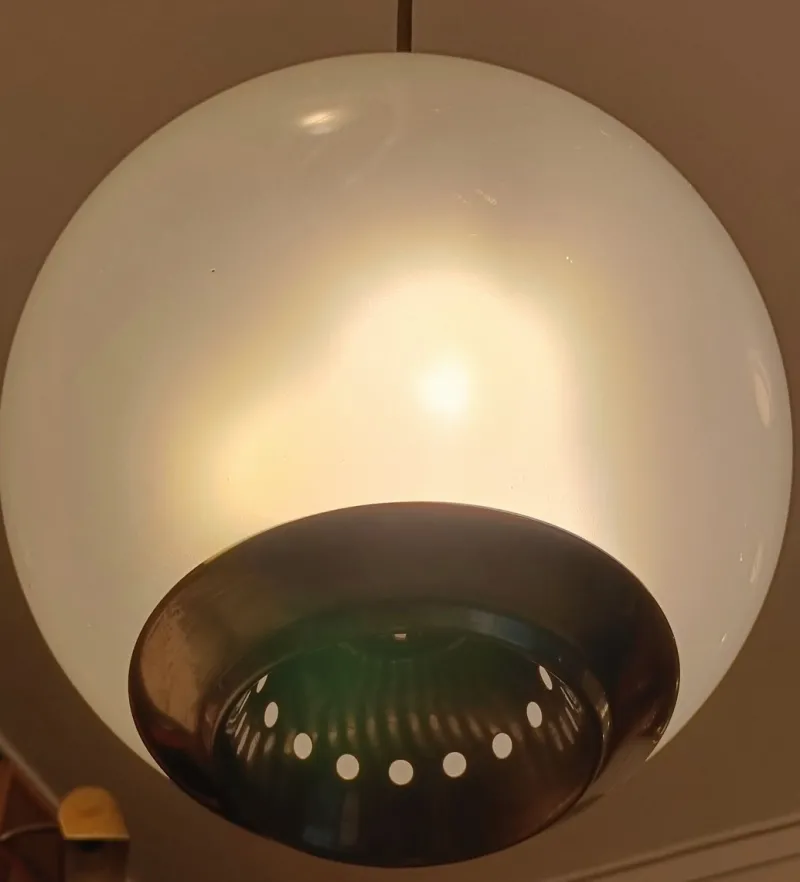 Pamono Vintage Italian LS2 Pendant by Luigi Caccia Dominioni for Azucena, 1950s> Ceiling Lights
