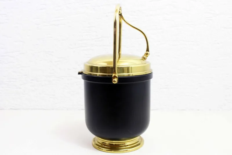 Pamono vintage Italian Macabo Ice Bucket, 1970> Ice Buckets & Wine Coolers